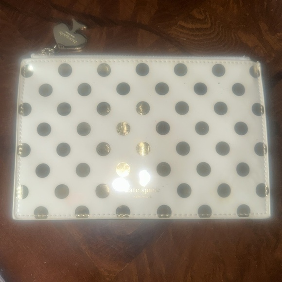 Kate Spade Gold Dots Pencil Pouch Set - Picture 3 of 8